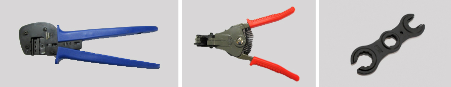 Stripping cutting and crimping tools