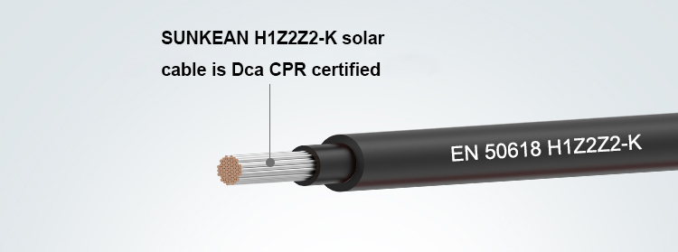 CPR certified Photovoltaic Cable