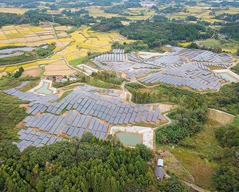  60MW  SUIMEI 日本の太陽エネルギーシステムプロジェクト 2020 