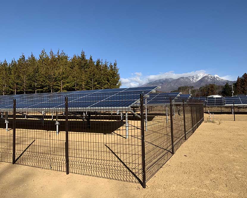  49.5 kw 山梨県 日本の太陽光発電所 2019 